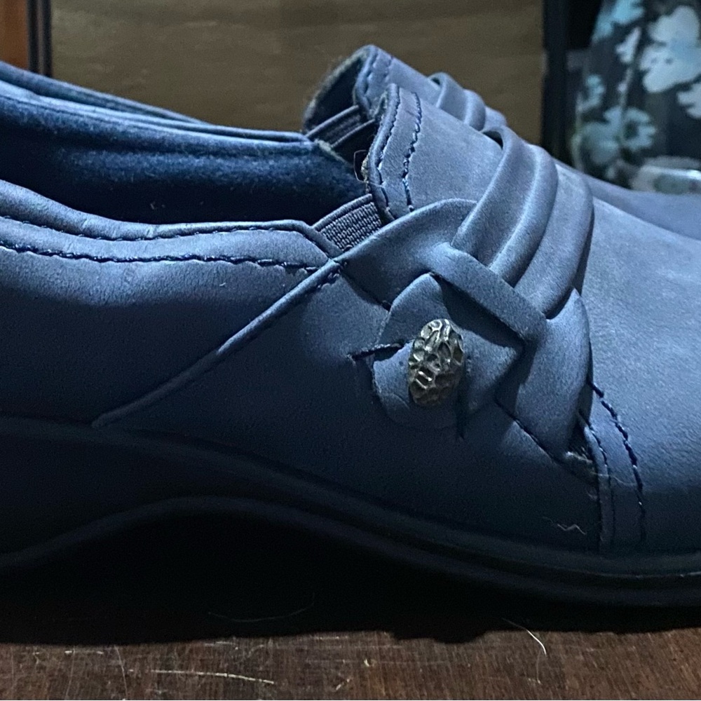 Easy Street Women's Blue Loafers